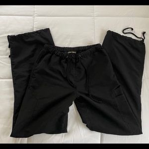 black cargo pants